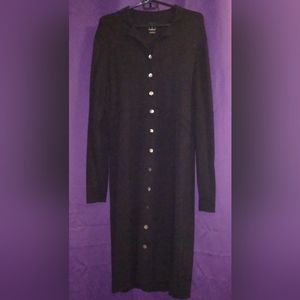 Belford Merino Wool Black Cardigan NEW